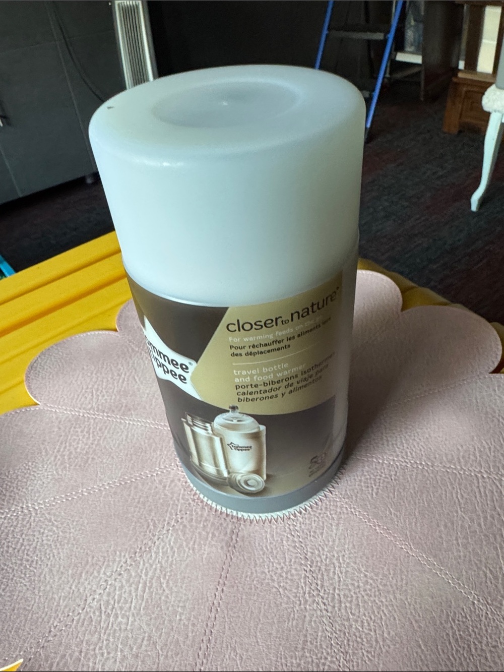 Timer Tippee Travel Bottle and Warmer - White